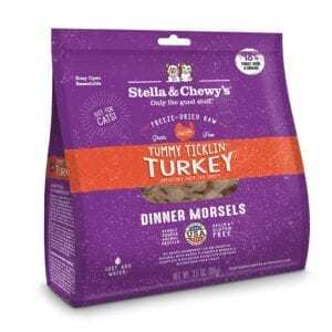 Stella & Chewy's TUMMY TICKLIN’ TURKEY FROZEN RAW DINNER MORSELS．3.5oz/8oz/18oz