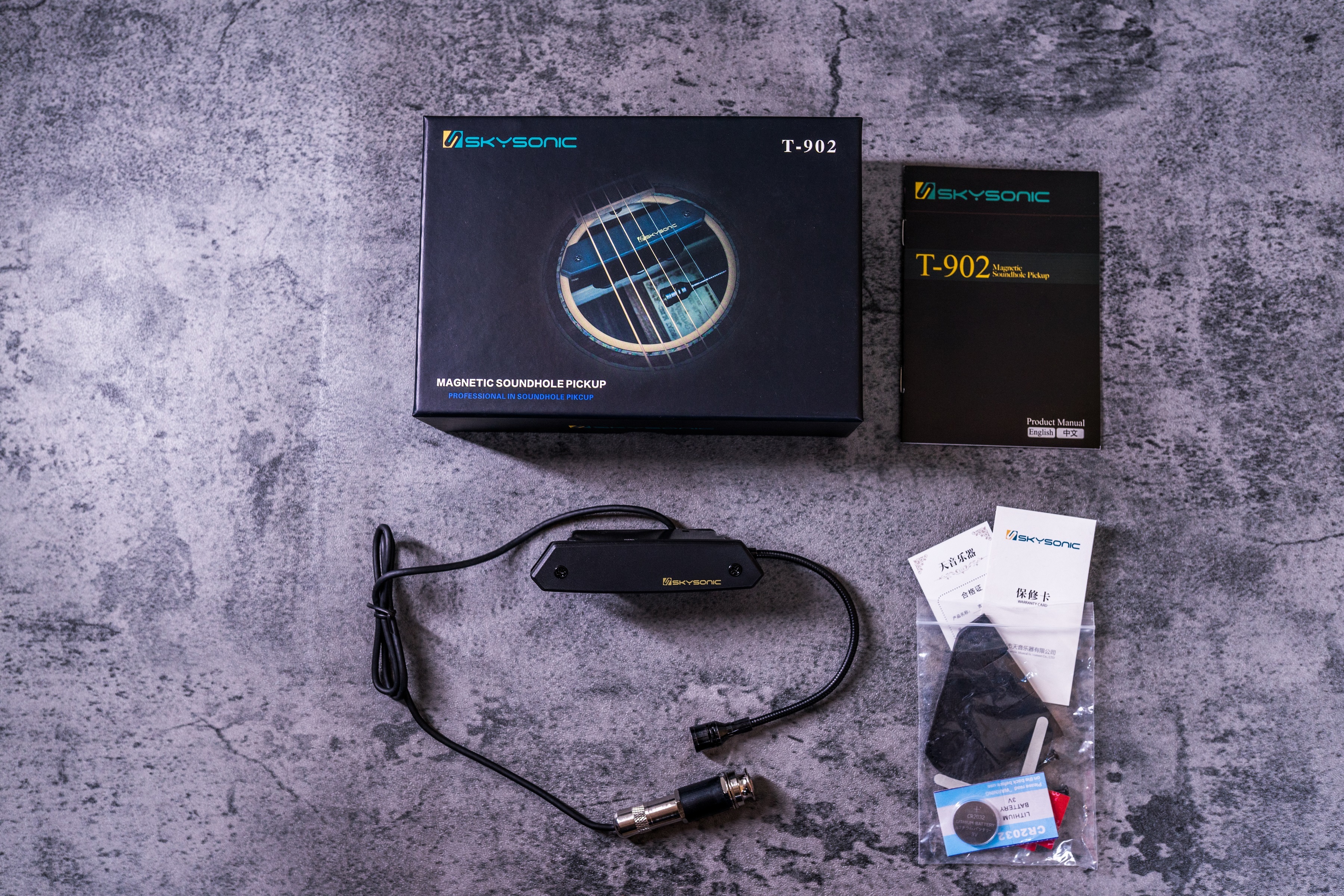 SKYSONIC SSSP T-902 雙系統響孔式 雙線圈拾音器+麥克風收音
