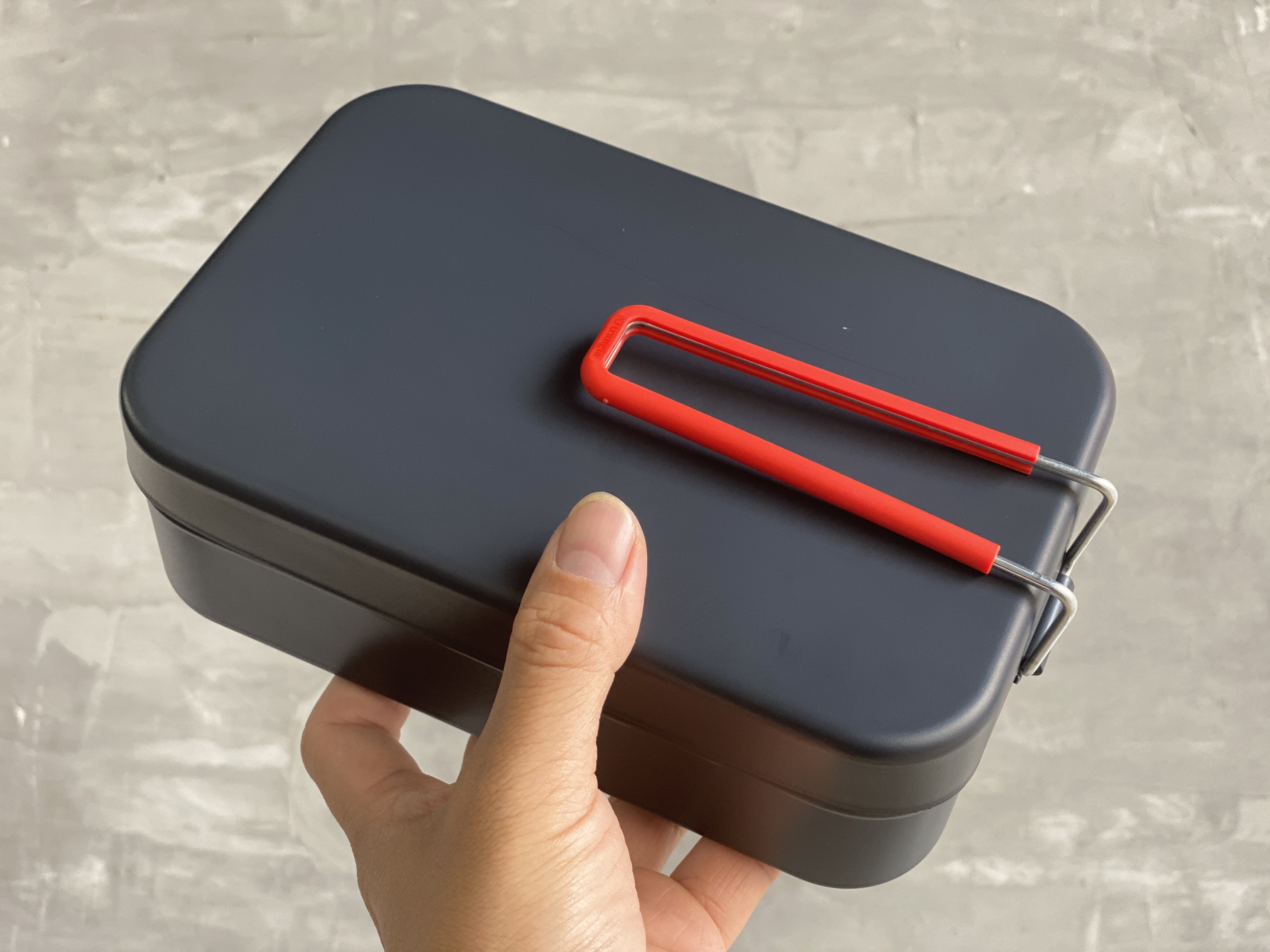 CASA MADE Project x Trangia  MESS TIN TR210 煮飯神器 全黑魂限定版 ( 小紅把手 )