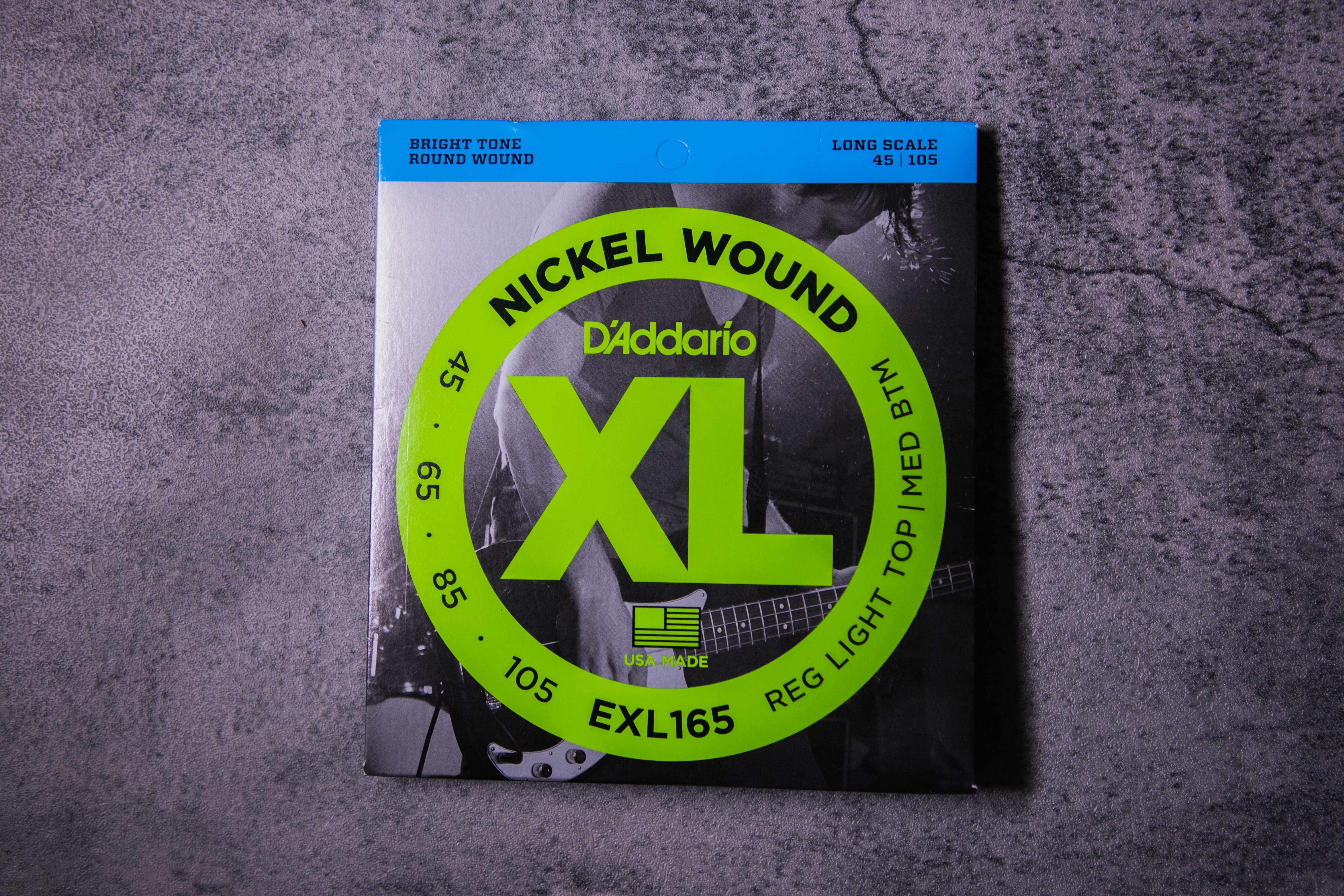 Daddario EXL165 BASS弦 【45-105】