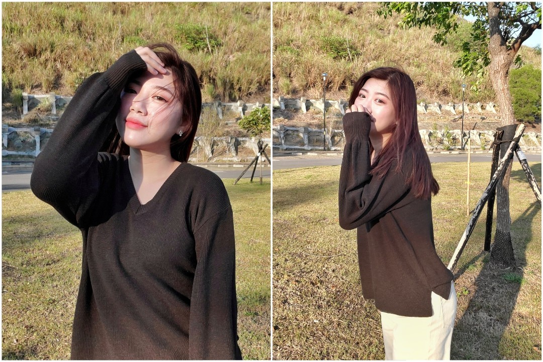 V領公主袖針織衫穿搭