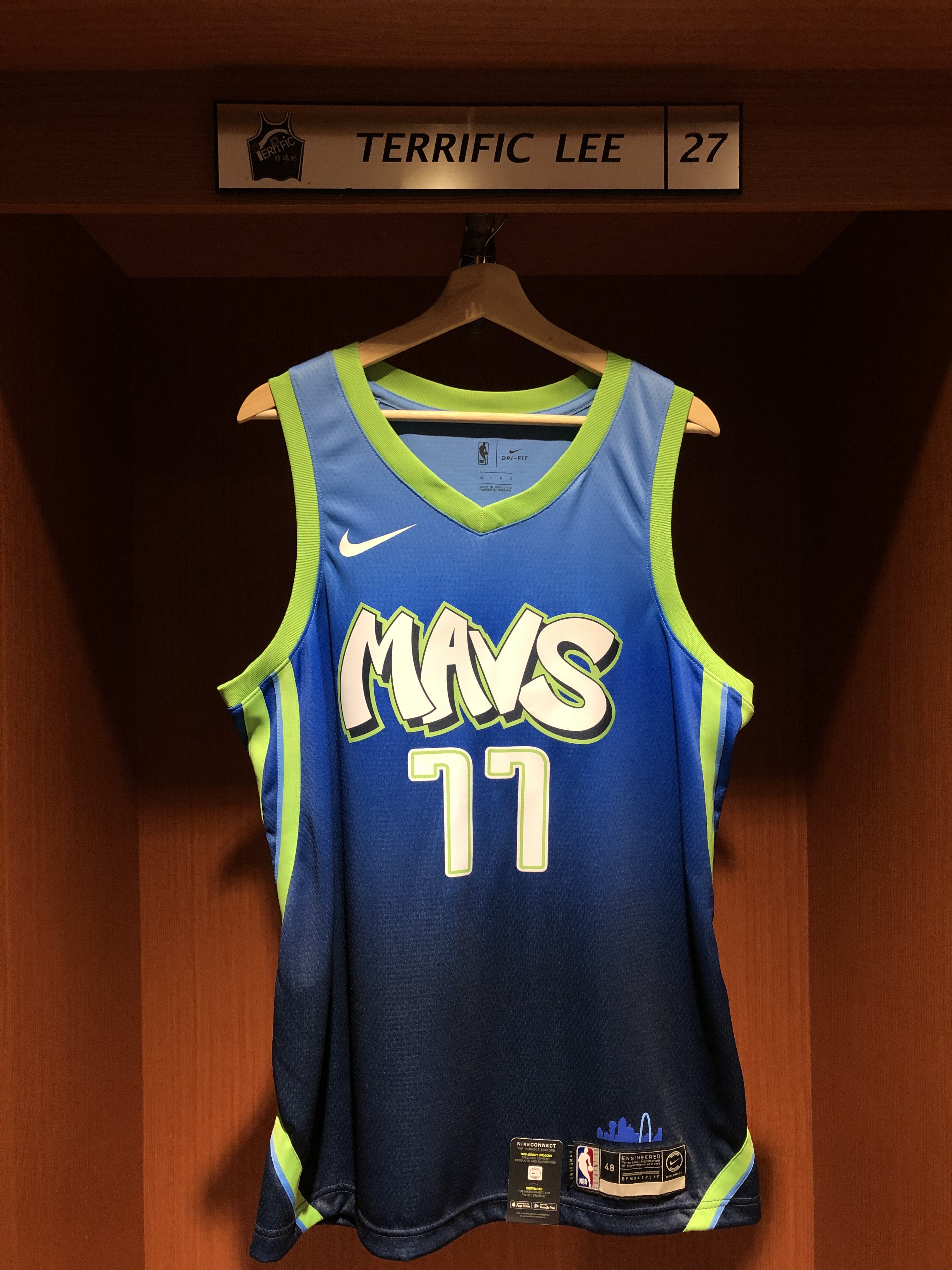 NBA球衣 Luka Doncic 達拉斯小牛城市 雪碧 City Nike Swingman 球迷版 熱轉印 全新