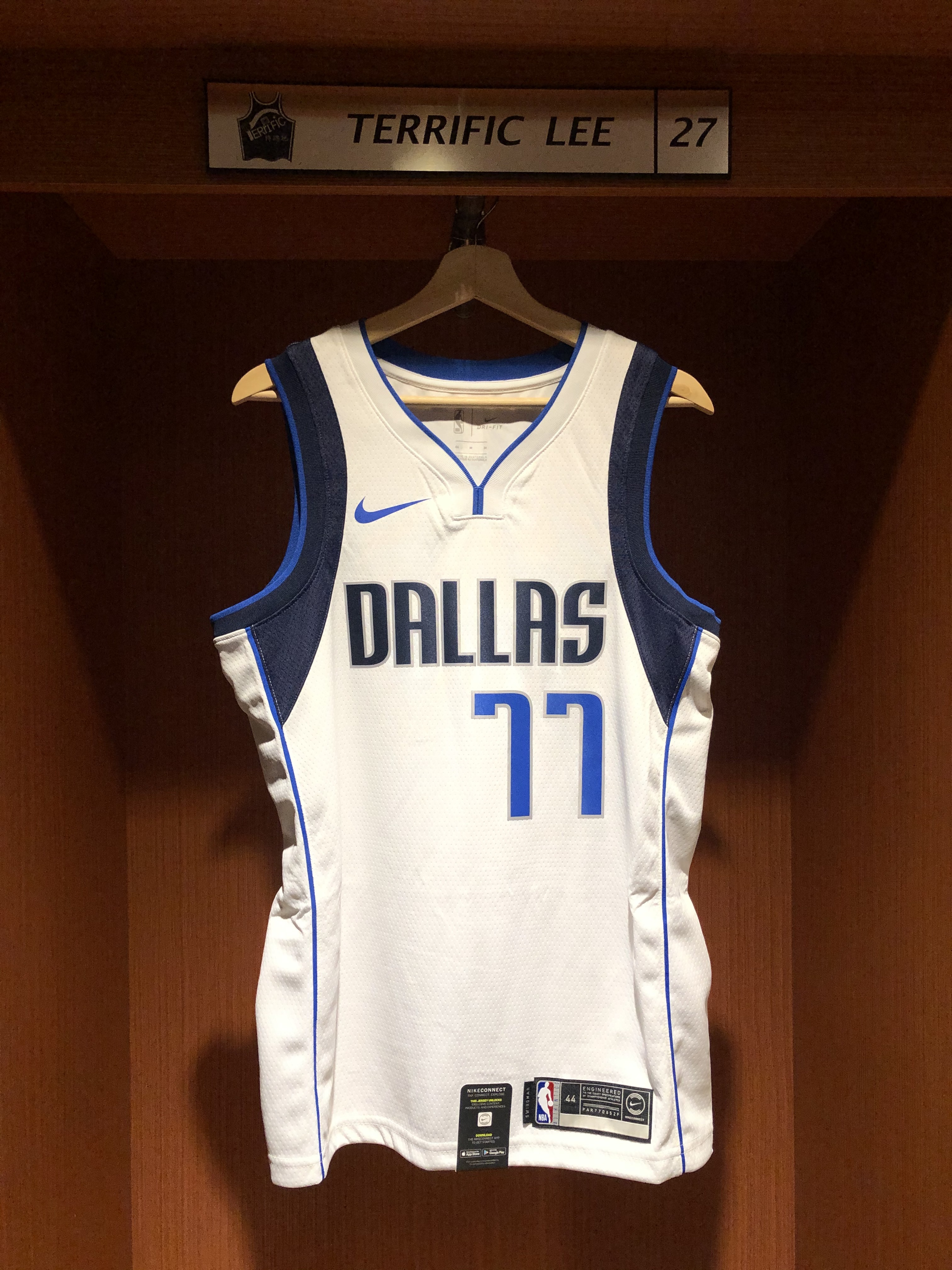 NBA球衣 Luka Doncic 達拉斯小牛白 舊版 Association Nike Swingman 球迷版 熱轉印 全新