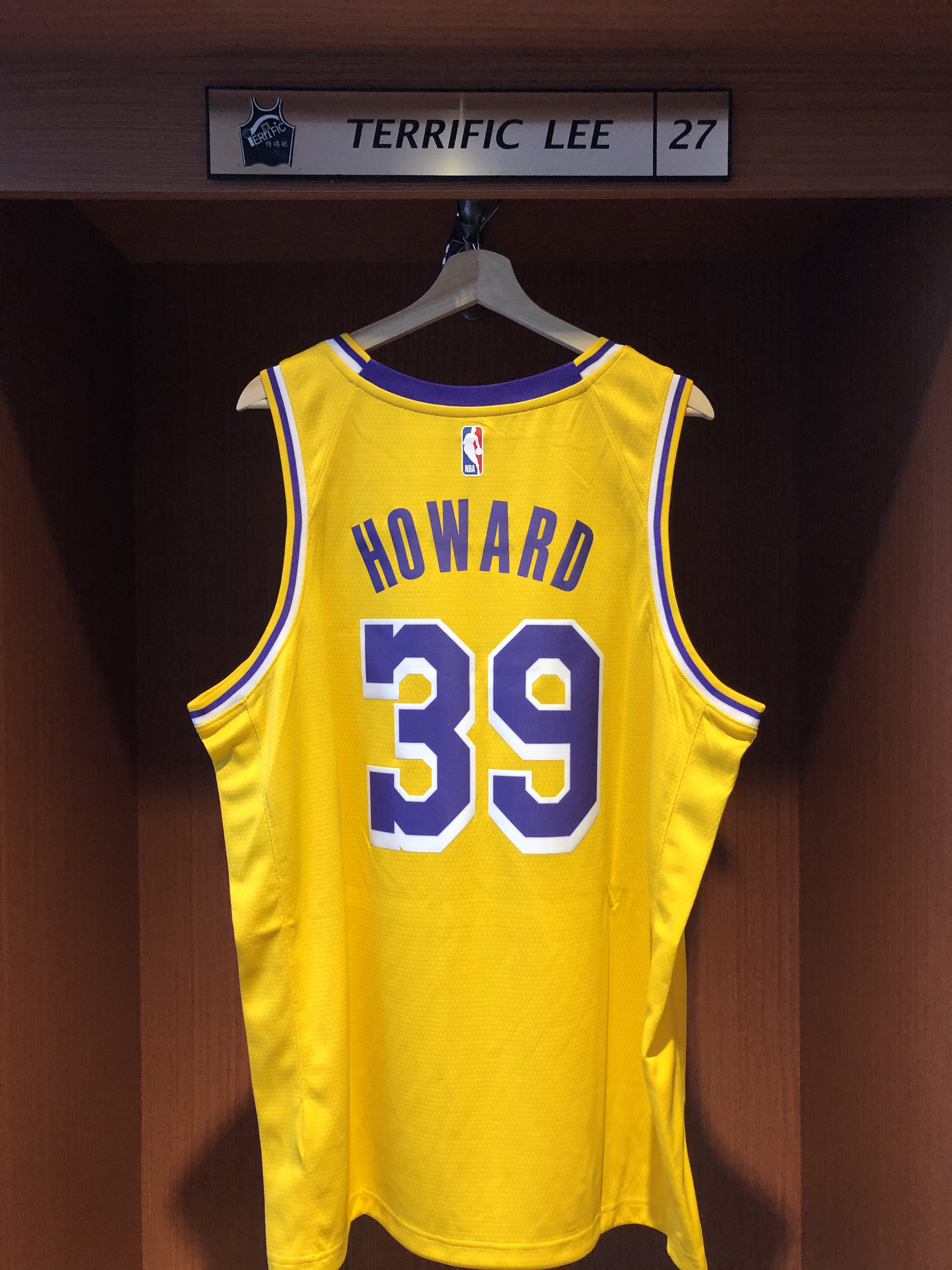 NBA球衣 Dwight Howard 洛杉磯湖人黃 Icon Nike Swingman 球迷版 熱轉印 全新