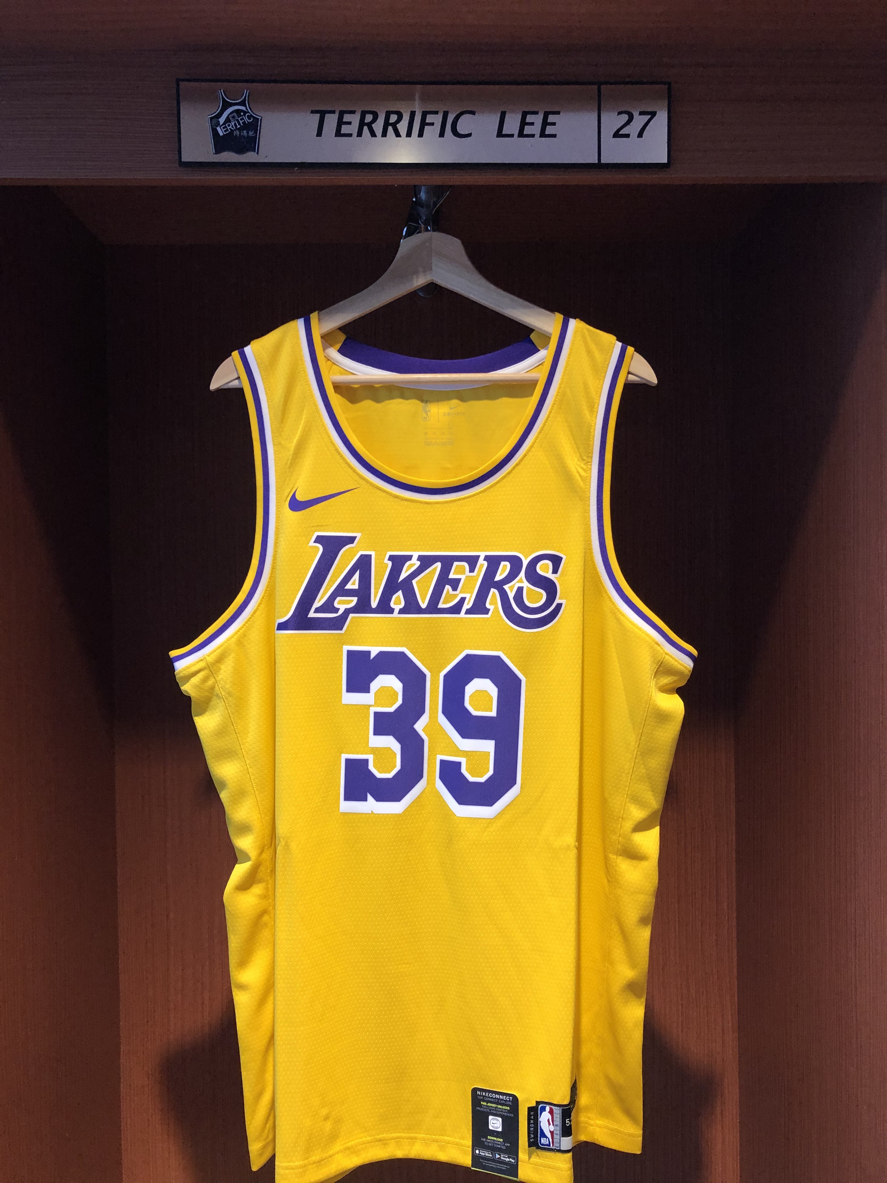 NBA球衣 Dwight Howard 洛杉磯湖人黃 Icon Nike Swingman 球迷版 熱轉印 全新