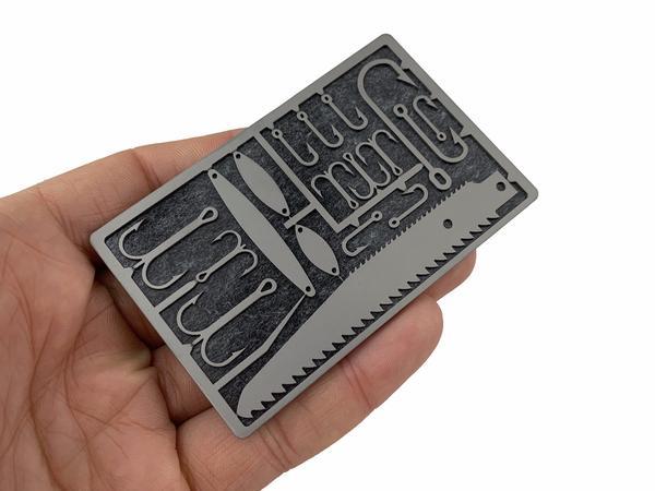 CountyComm Survival Titanium Fishing Card生存鈦合金釣魚卡-限量版！