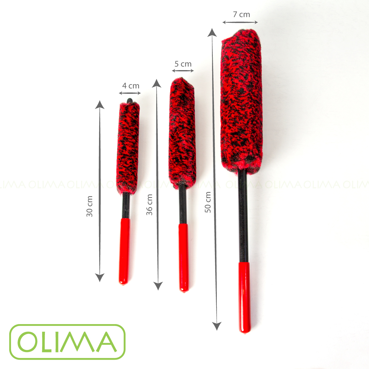 OLIMA 羊毛鋁圈刷