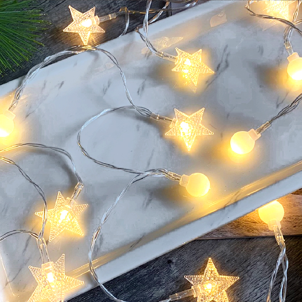 LED星星泡泡燈串(20燈)