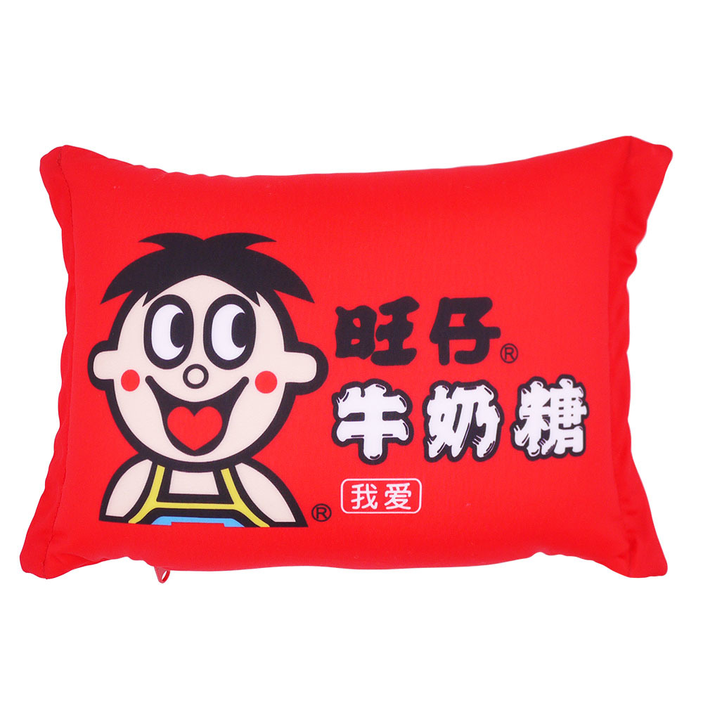 旺仔俱樂部 旺仔牛奶糖 U型枕
