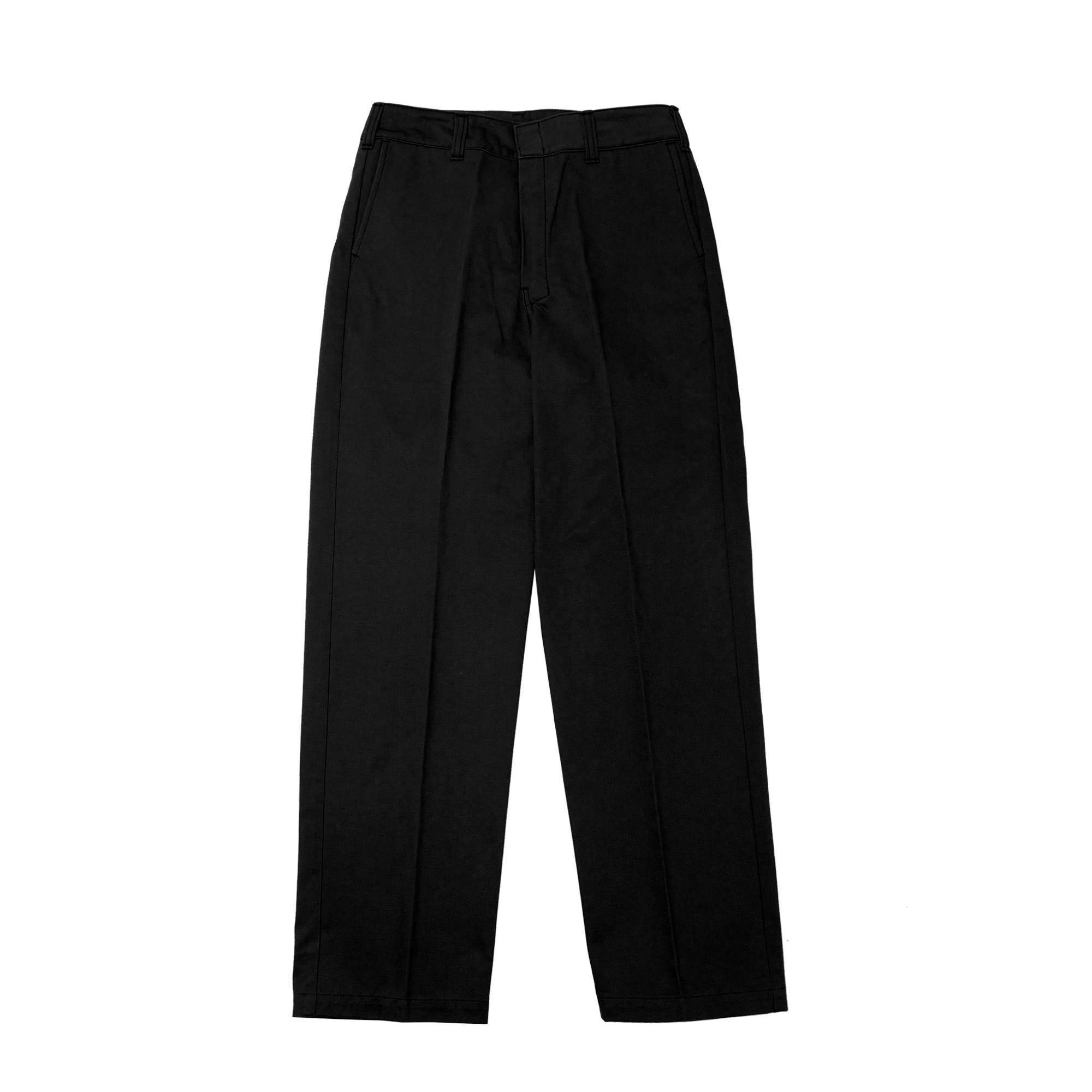 8HU Heavy Cotton Drill Full-Cut Work Trousers (Black)