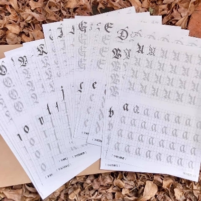 Modern Gothic 現代哥德體字帖｜筆尖溫度 臺灣