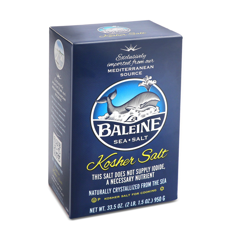 法國 La Baleine 鯨魚牌 猶太鹽 Kosher salt 950g 適用於肉類 魚類