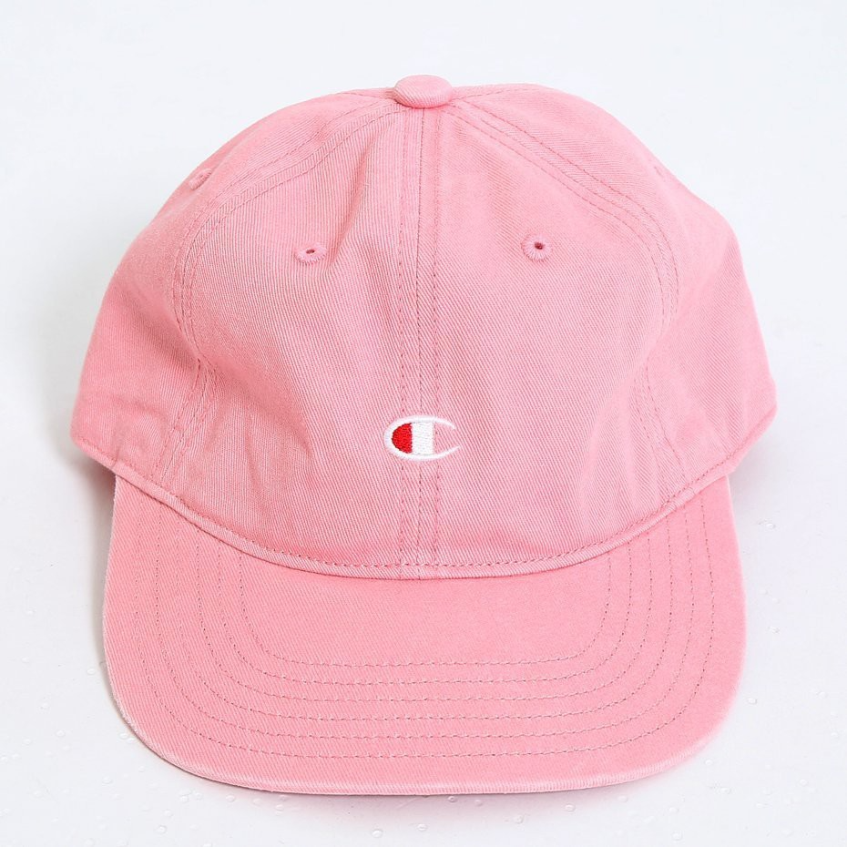 CHAMPION DAD HAT 粉紅 老帽 彎帽 運動 可調整式 棒球帽【C8-K703C-910】!!出清商品售出無退換!!
