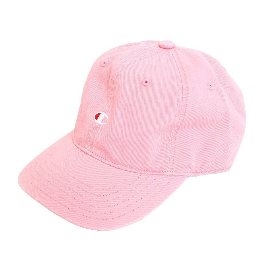 CHAMPION DAD HAT 粉紅 老帽 彎帽 運動 可調整式 棒球帽【C8-K703C-910】!!出清商品售出無退換!!