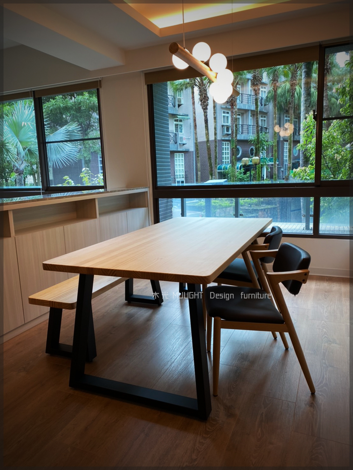 北歐風實木餐桌訂製