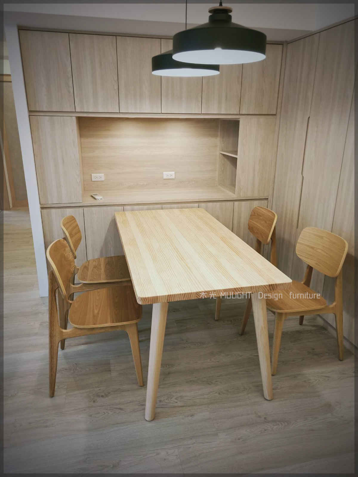 訂製款Finn北歐全實木餐桌