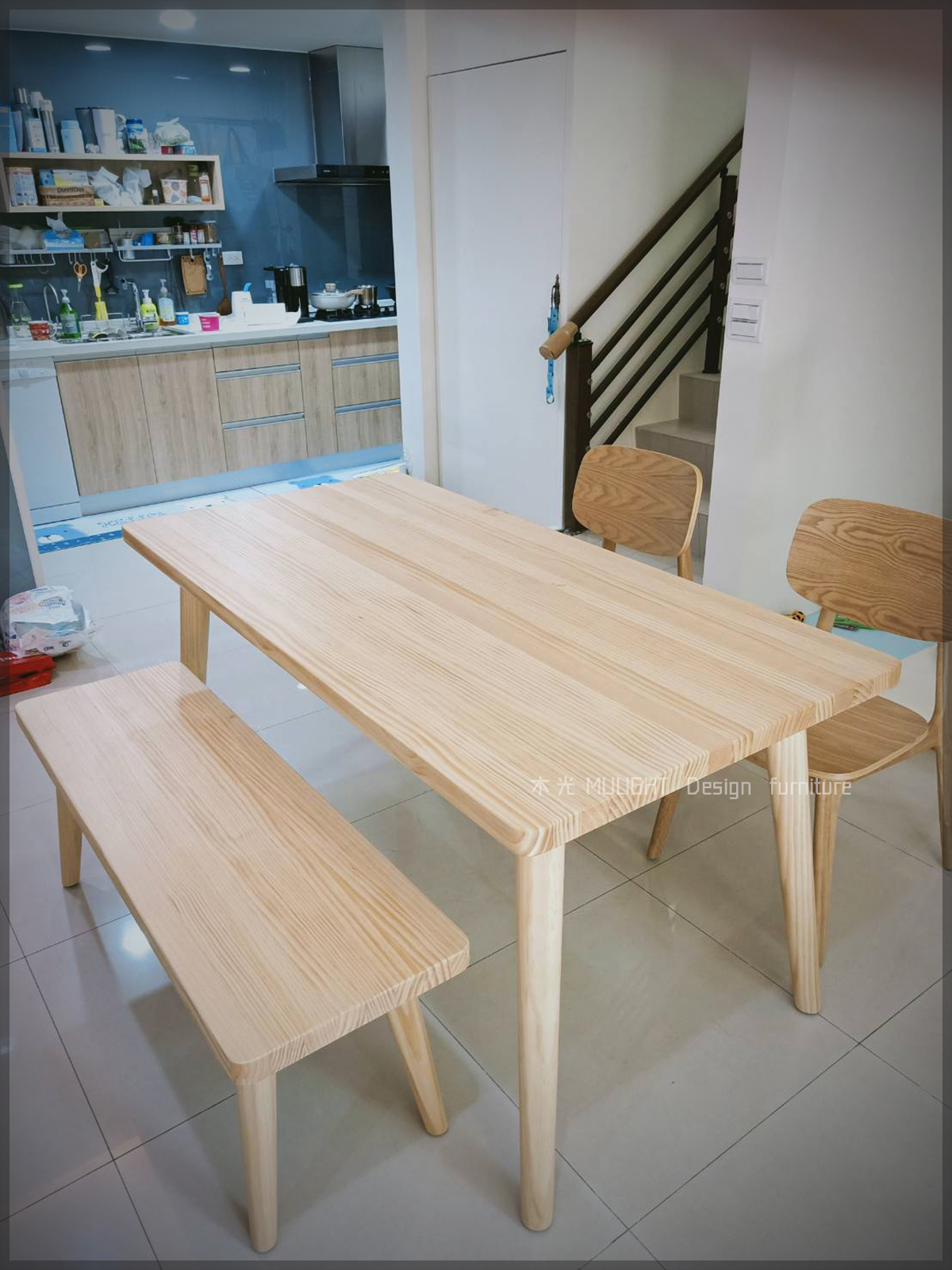 訂製款Finn北歐全實木餐桌