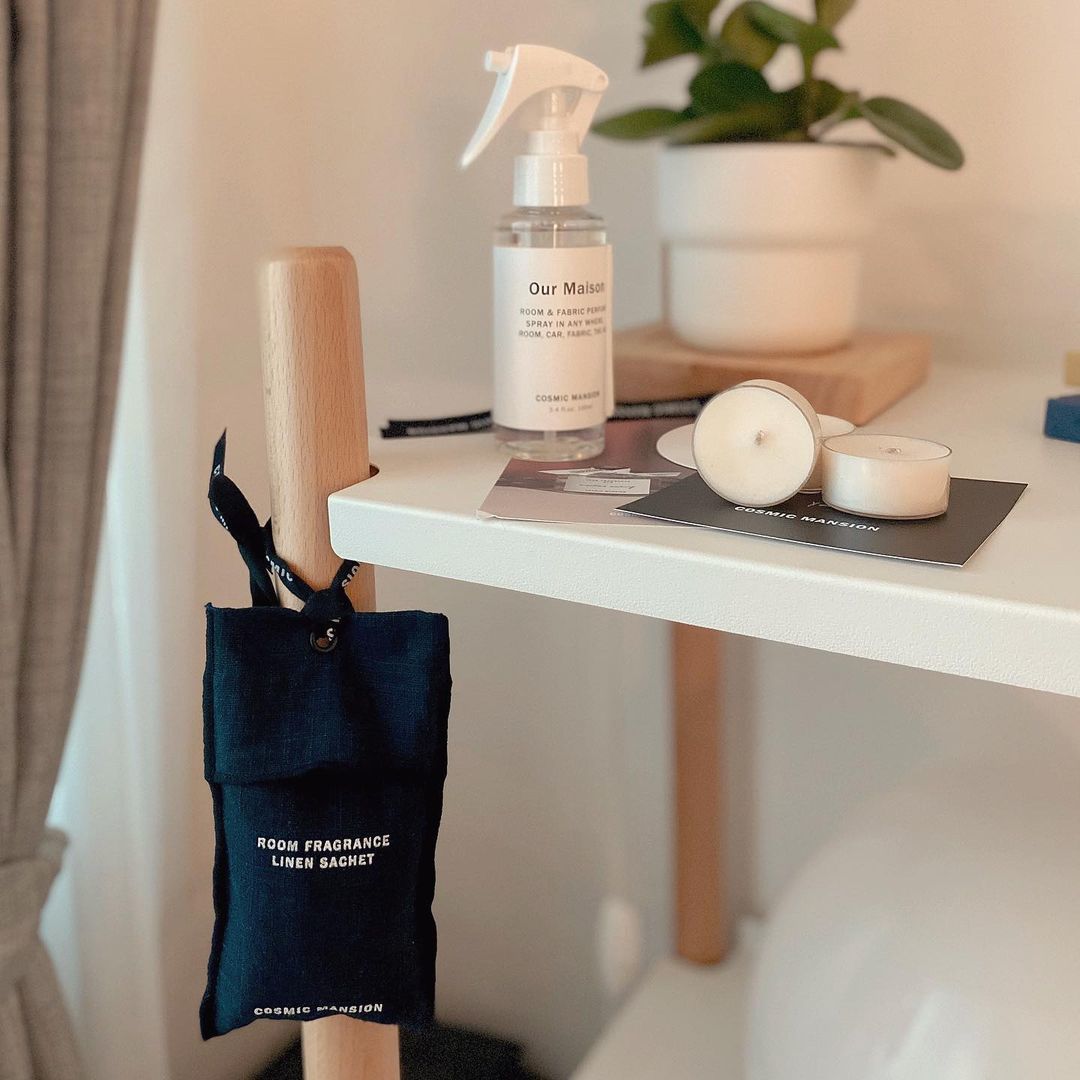 cosmic mansion,香氛,保養,護手霜,居家佈置,居家香氛,擴香,香氛袋,香氛噴霧