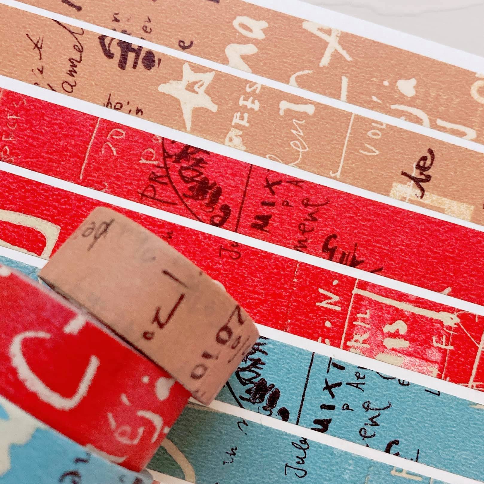 井上陽子 CRAFT Log 塗鴉紙膠帶B (3入組)｜倉敷意匠 日本