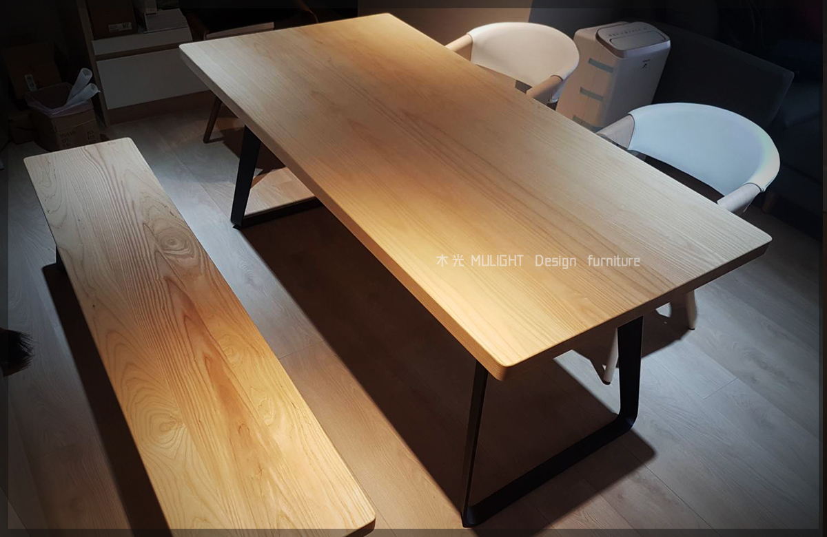 TA0075北歐工業風訂製實木餐桌