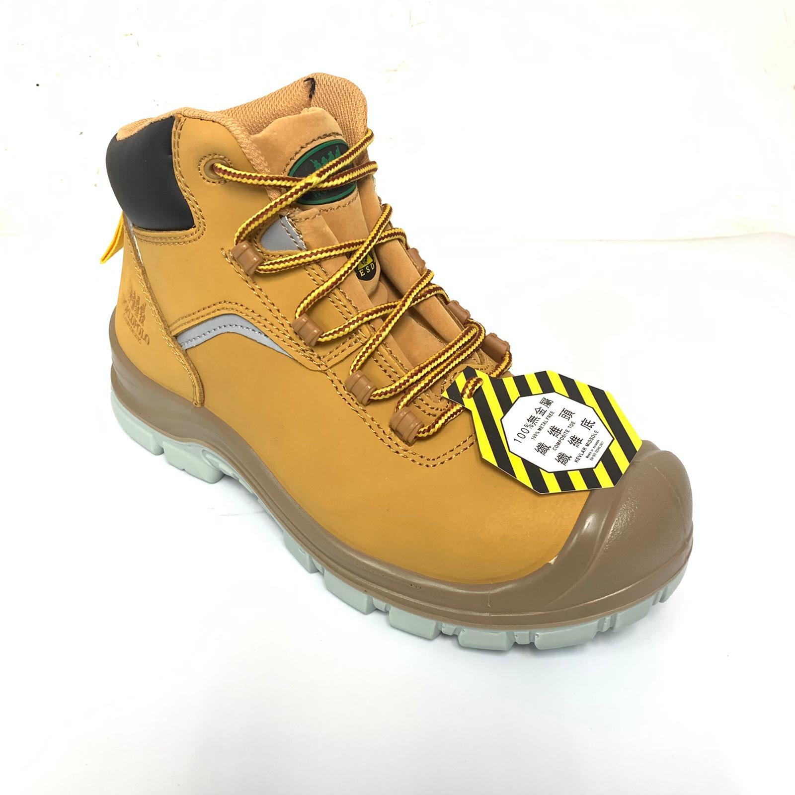 WORLDPOLO 工業安全鞋 纖維鞋頭/底 D2012