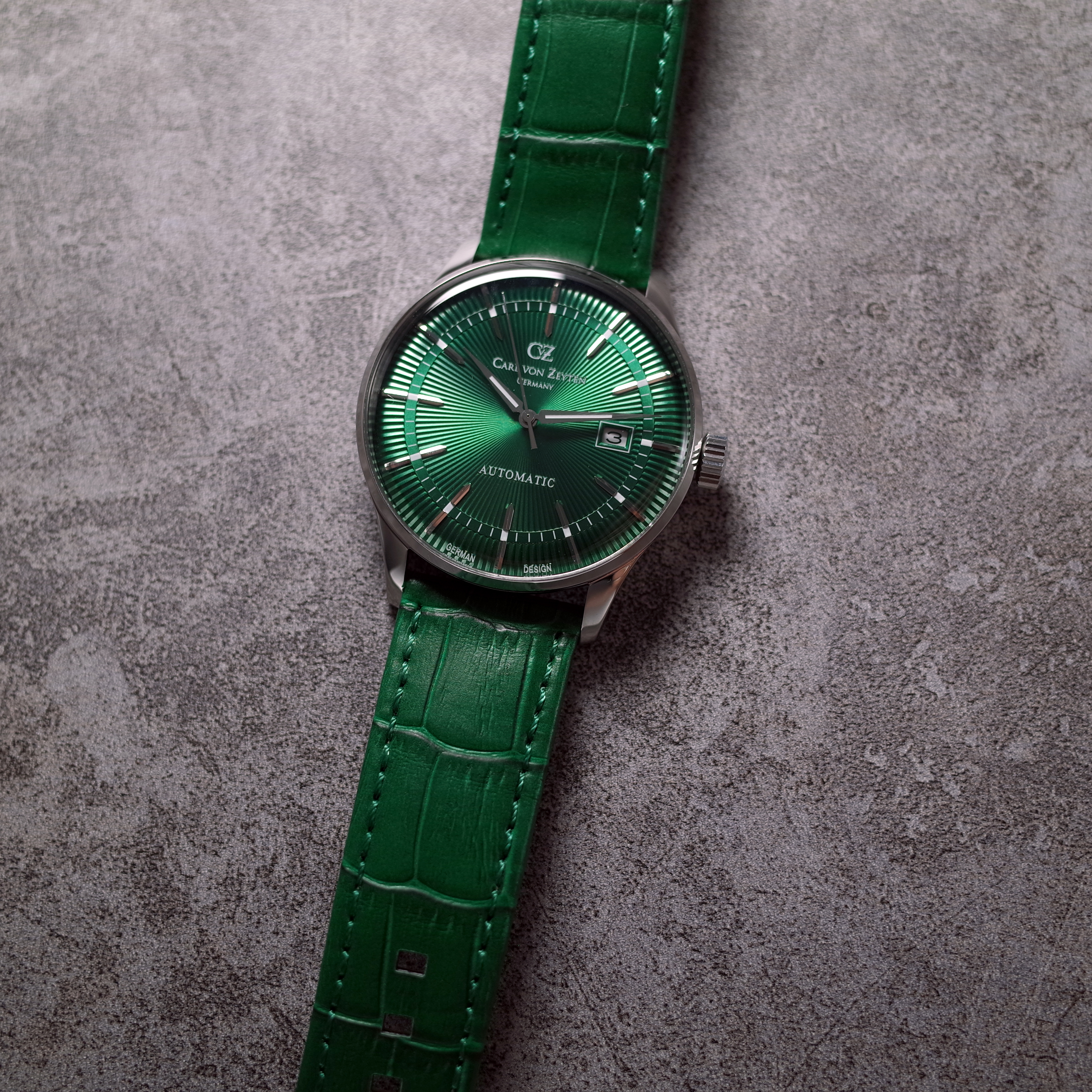 Carl van Zeyten CVZ0004GR CVZ Automatic Watch 42mm