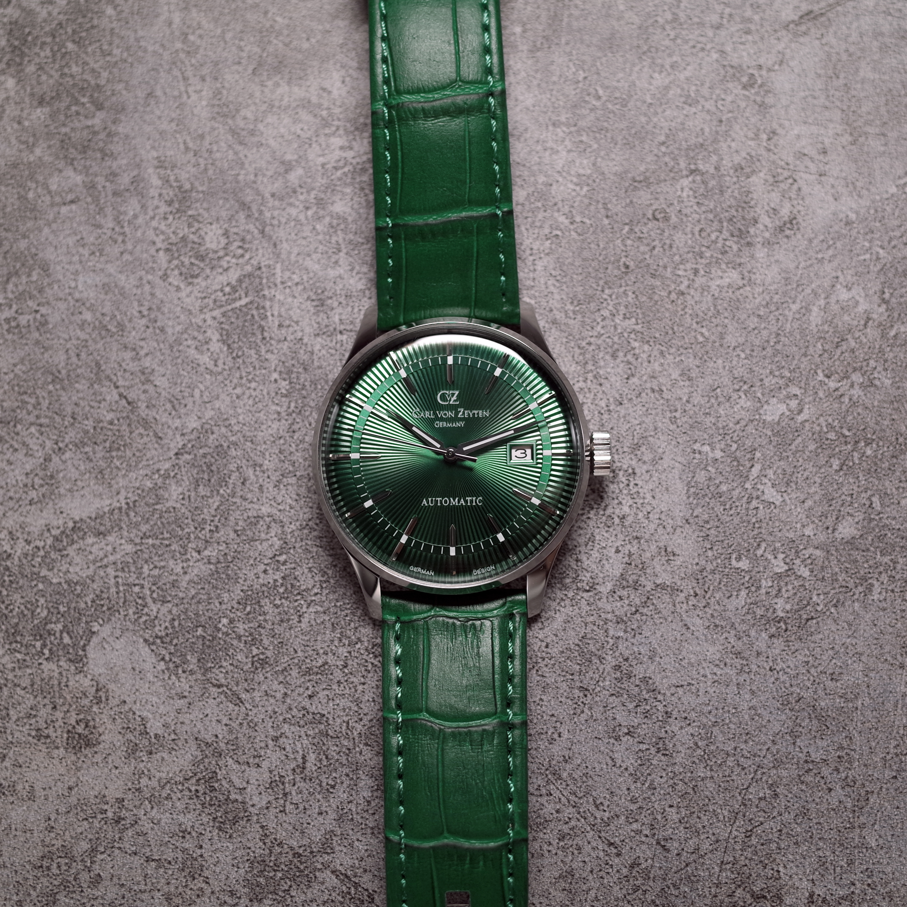 Carl van Zeyten CVZ0004GR CVZ Automatic Watch 42mm