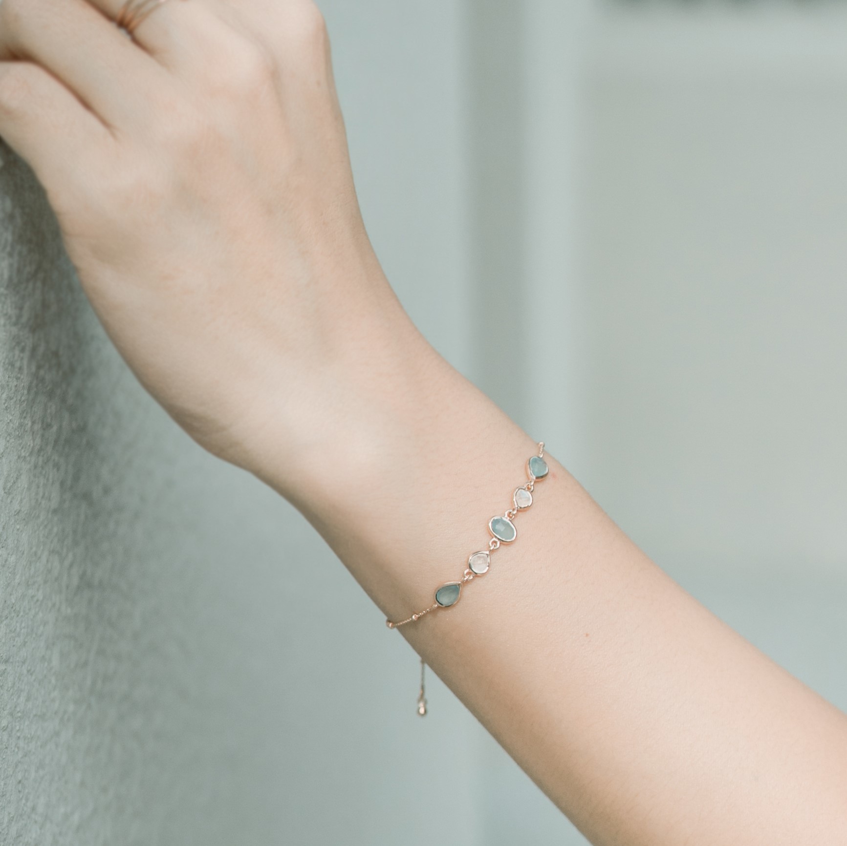 Alice冰川寶石triplets手鍊