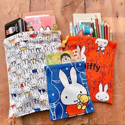 Miffy米菲兔-束口袋 滿版(大/中/小)