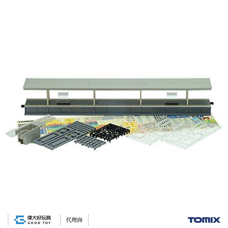 TOMIX 4276 建物 島式月台 (都市型) 附照明 延長部