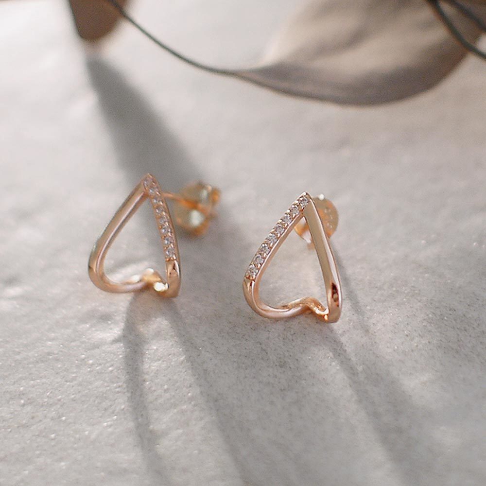 翻轉愛純銀耳環/SE547