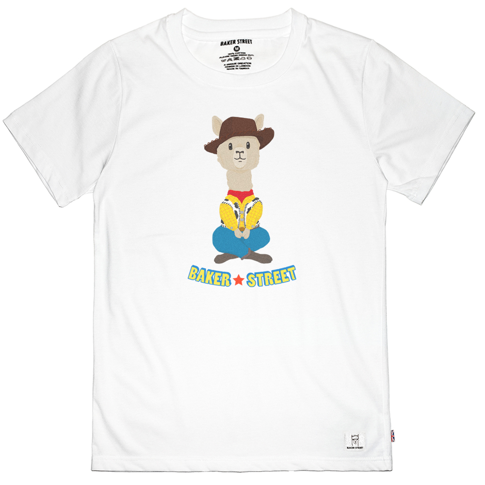 woopaca 牛仔駝 短T