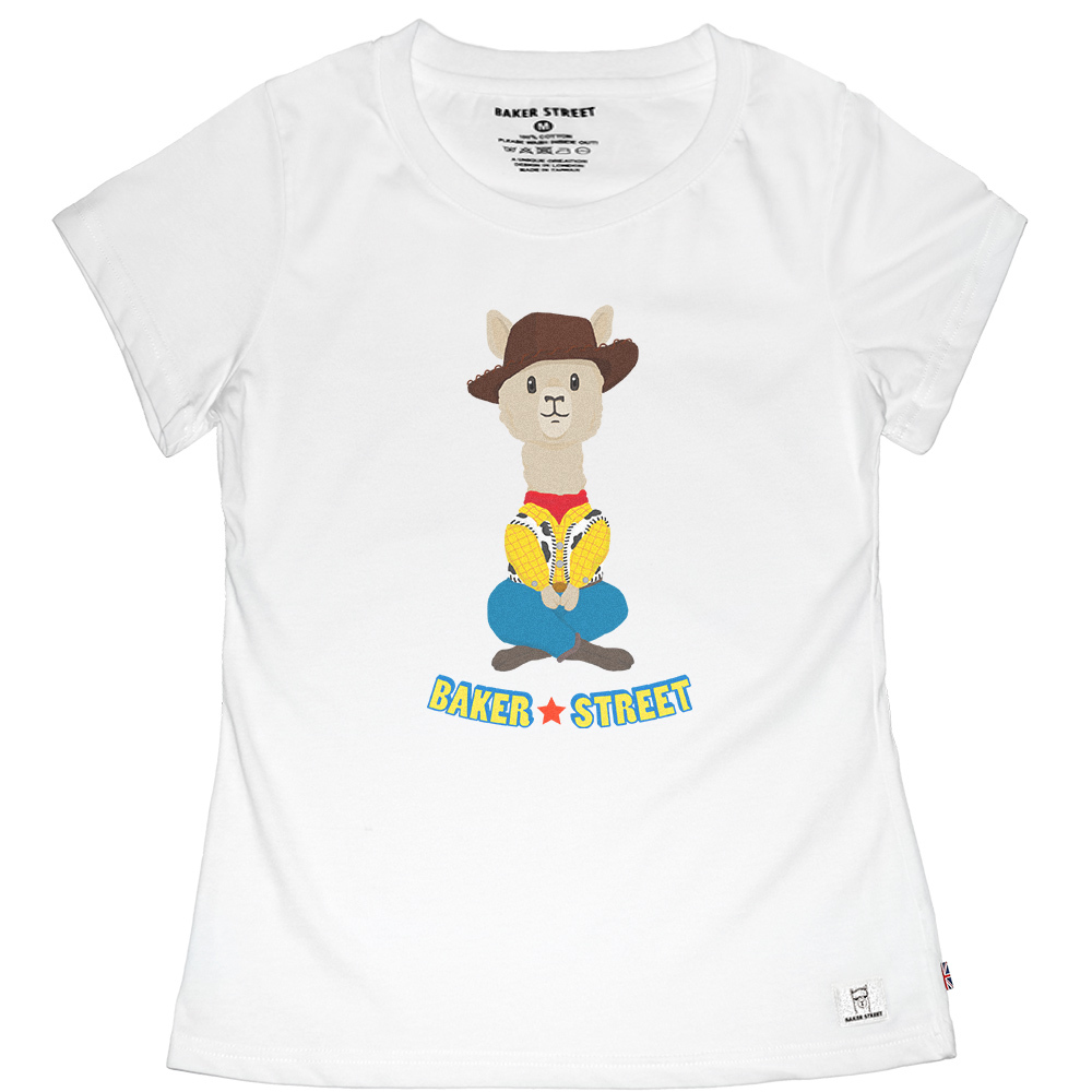 woopaca 牛仔駝 女版短T