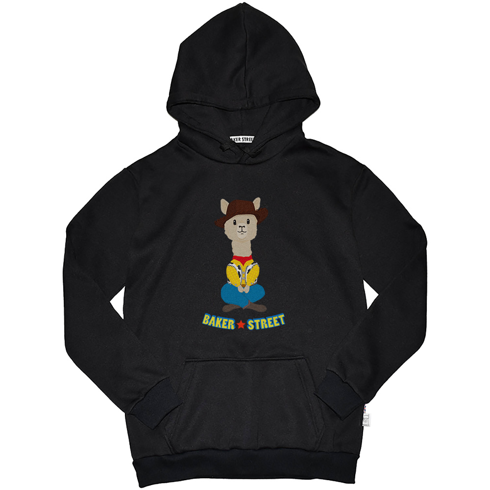 woopaca 牛仔駝 高磅數長袖帽T