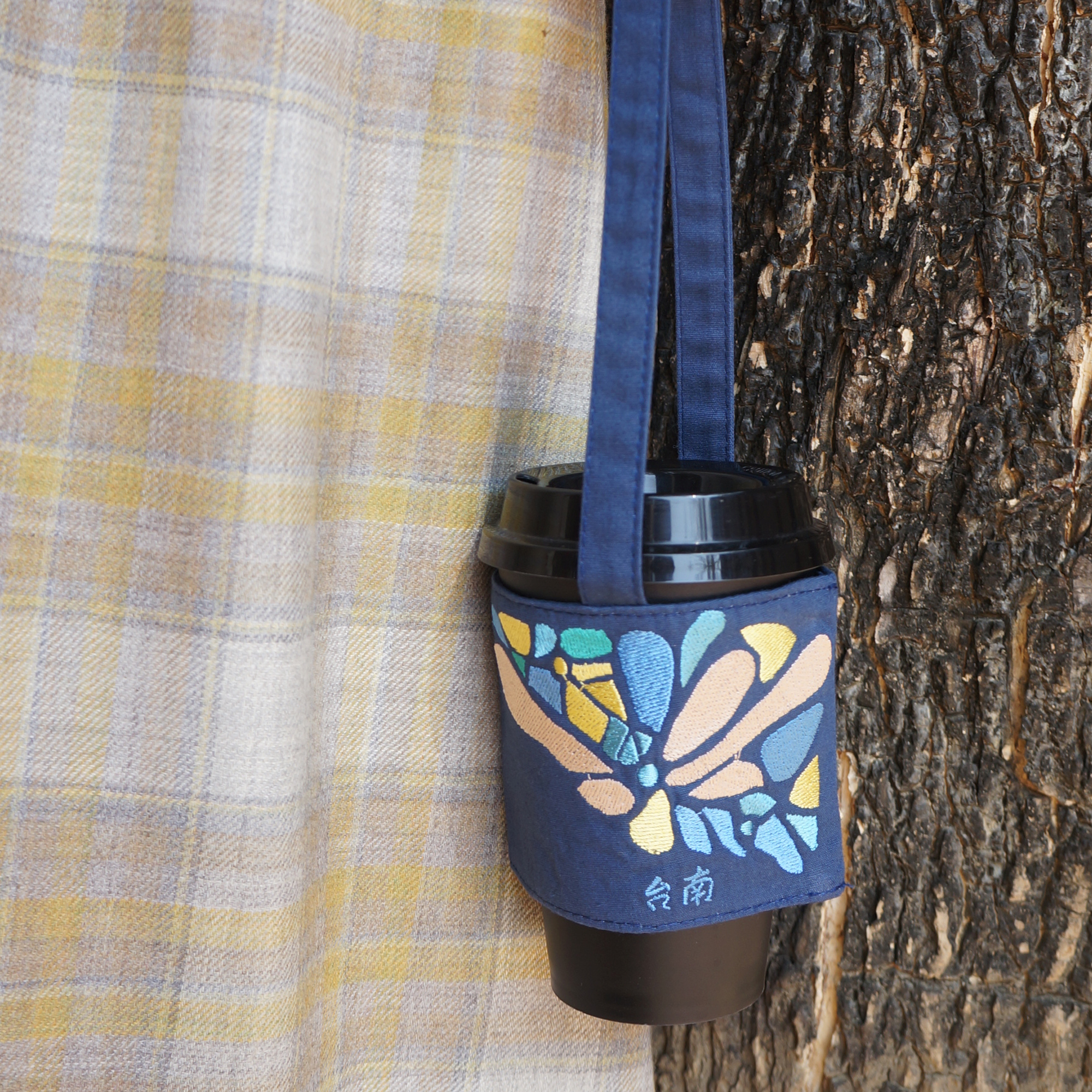 hsiu手工刺繡小物｜府城輿圖飲料杯套