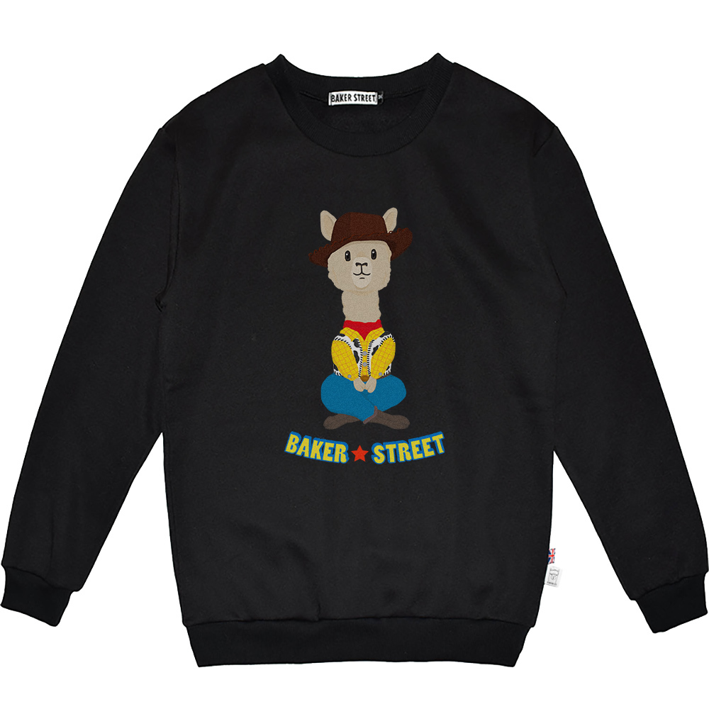 Woopaca 牛仔駝 高磅數長袖圓T