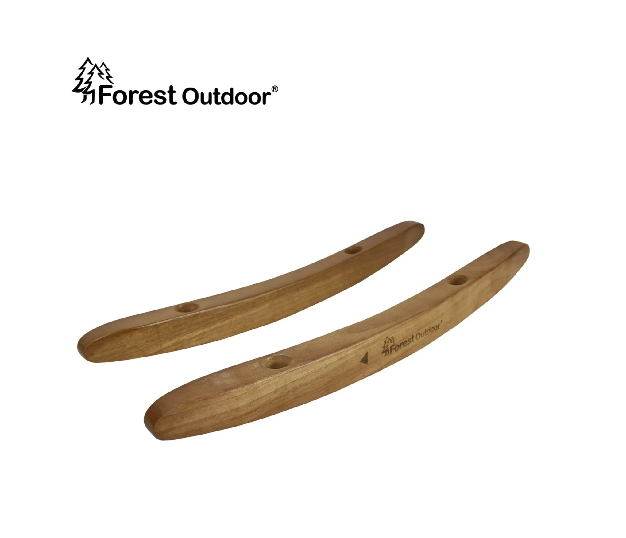 【Forest Outdoor】原木搖椅套件+鋁合金摺疊伸縮腿靠 G-7-2