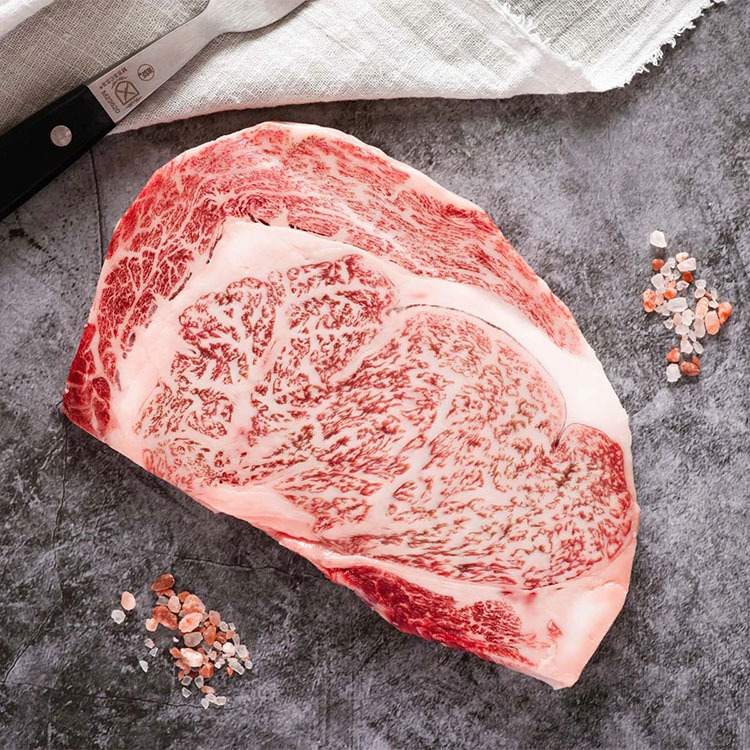 冷藏空運 日本 A5黑毛和牛 肋眼牛排 Japanese Wagyu Ribeye Steak 大理石紋的油花