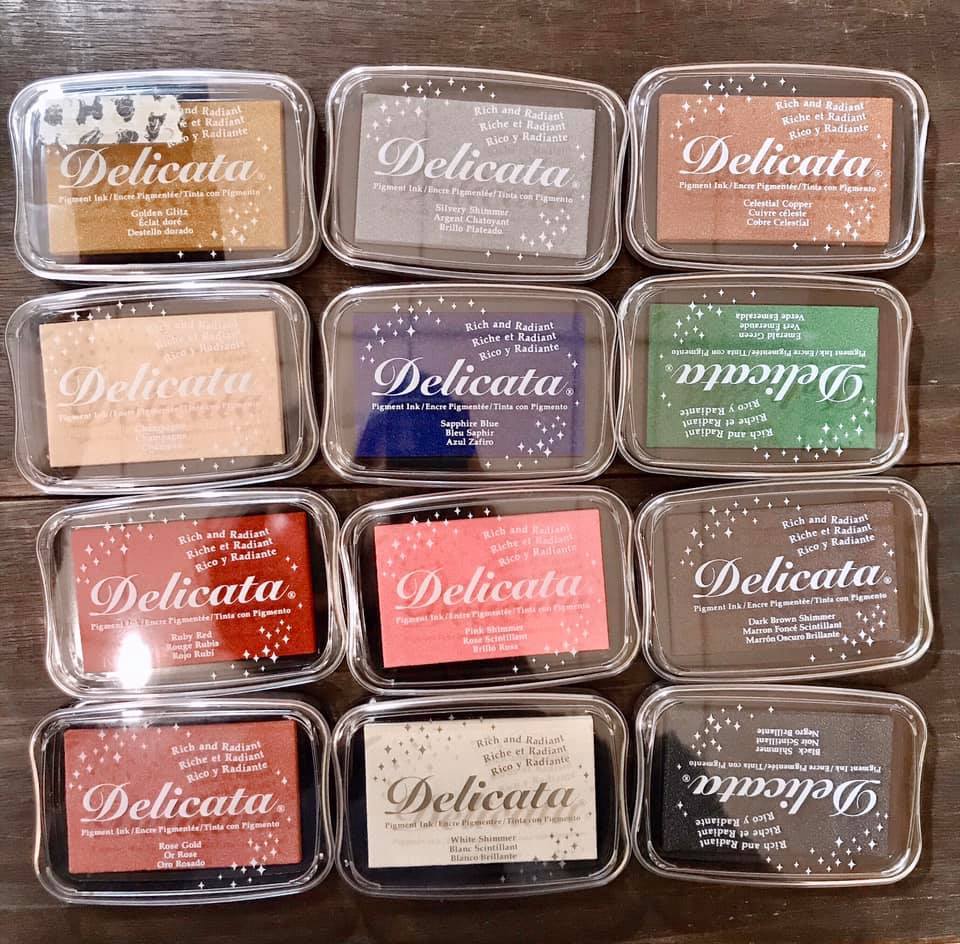 日本 TSUKINEKO 月貓 Delicata水性金屬印台