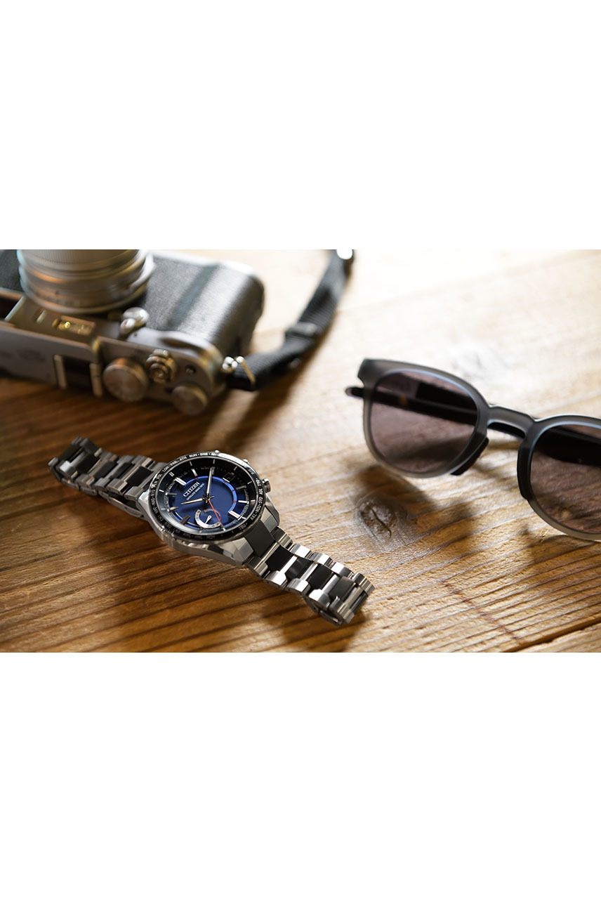 萬年鐘錶 - Citizen 星辰錶  光動能GPS衛星對時   CC3085-51L  錶徑43.5MM