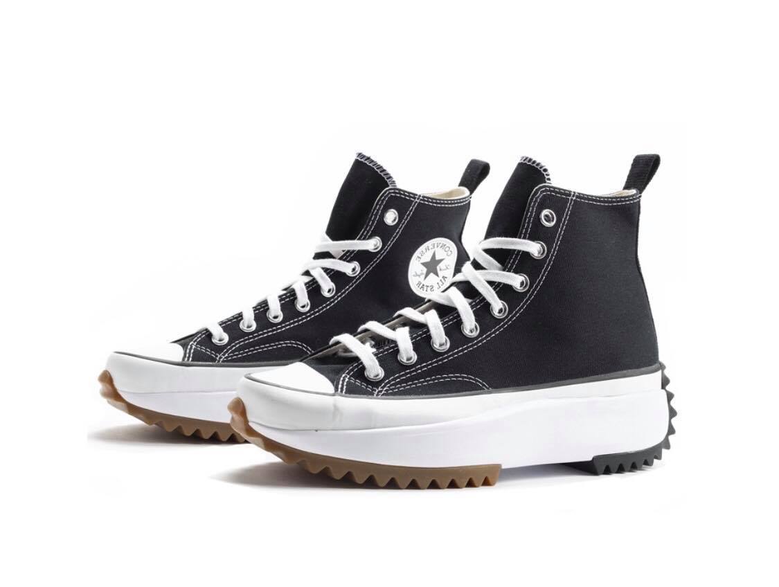 Converse Run Star Hike JW 平民版 黑白 帆布鞋 增高鞋 166800C