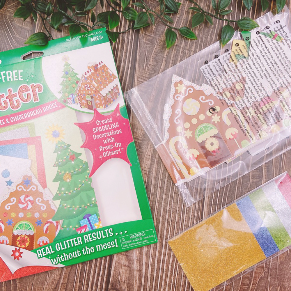 Melissa Doug 閃亮轉印貼-薑餅屋