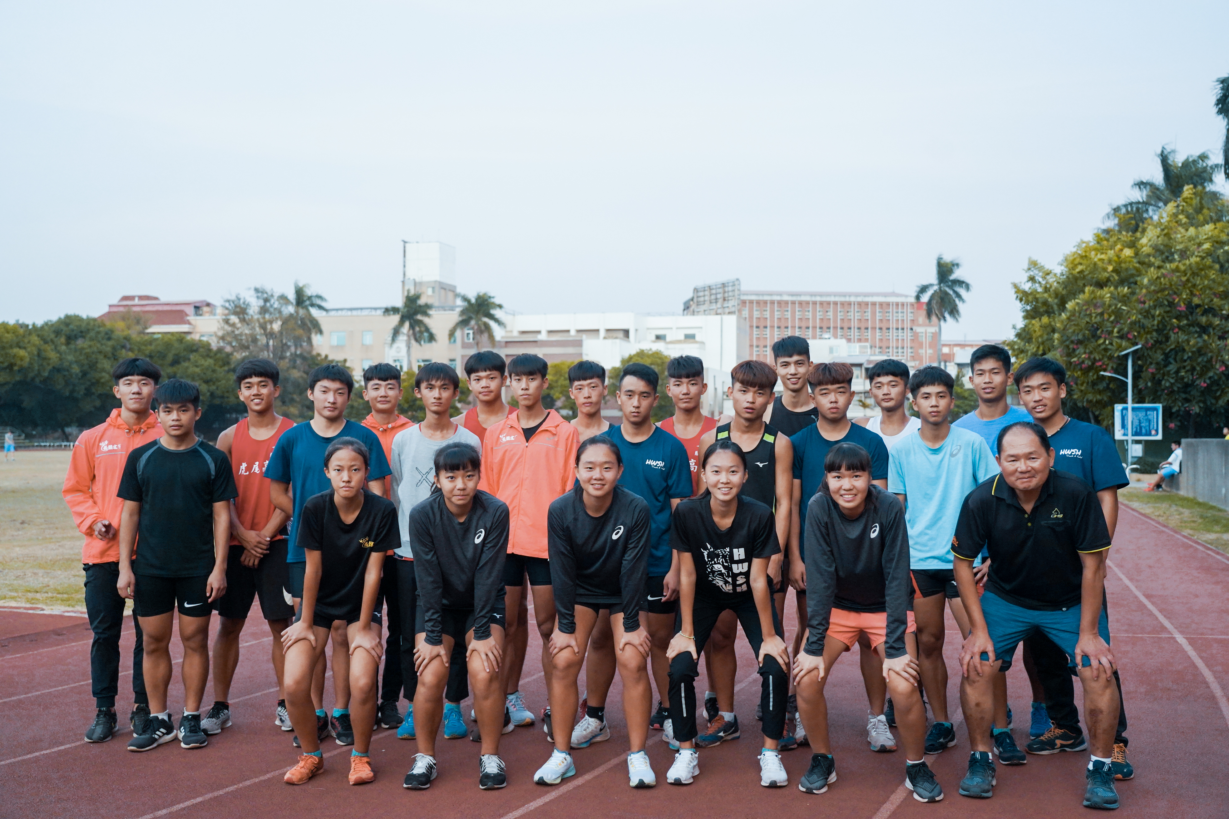 虎尾高中田徑隊 OH9運動裝備測試團隊