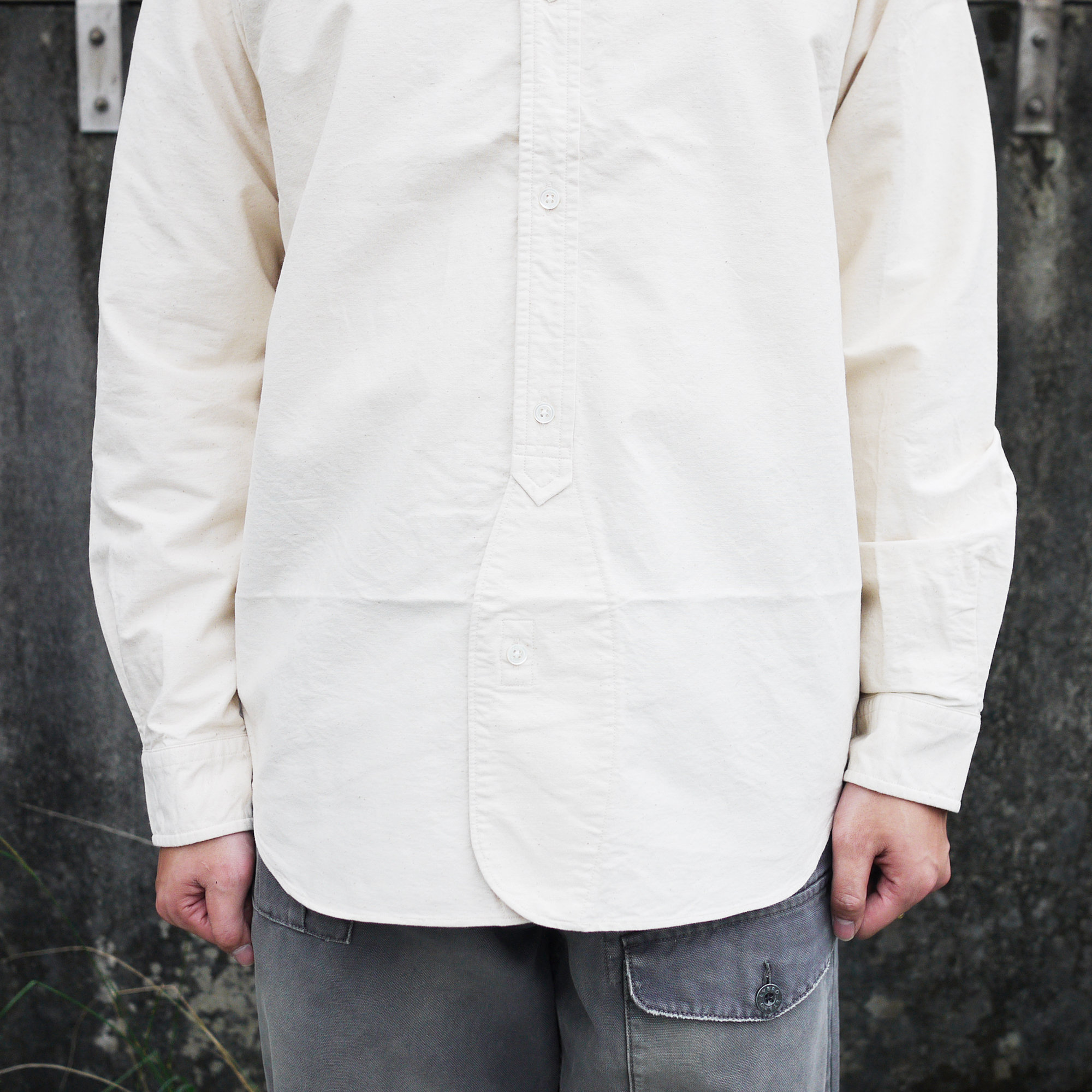 Nigel Cabourn - British Officers Shirt (Ivory)