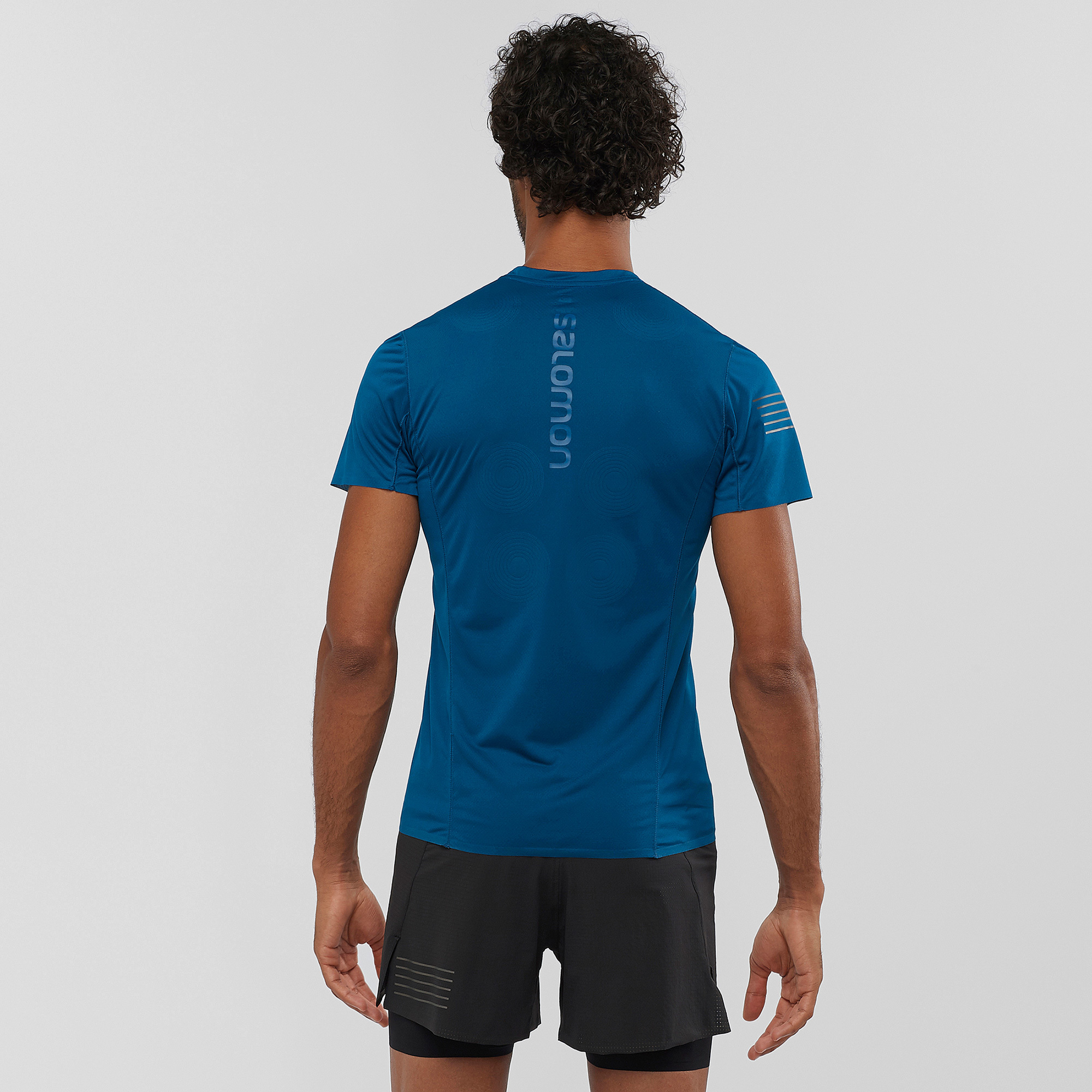 Mens Tshirt Salomon Nso Tee RUN｜SALOMON S/LAB NSO TEE POSEIDON (M)