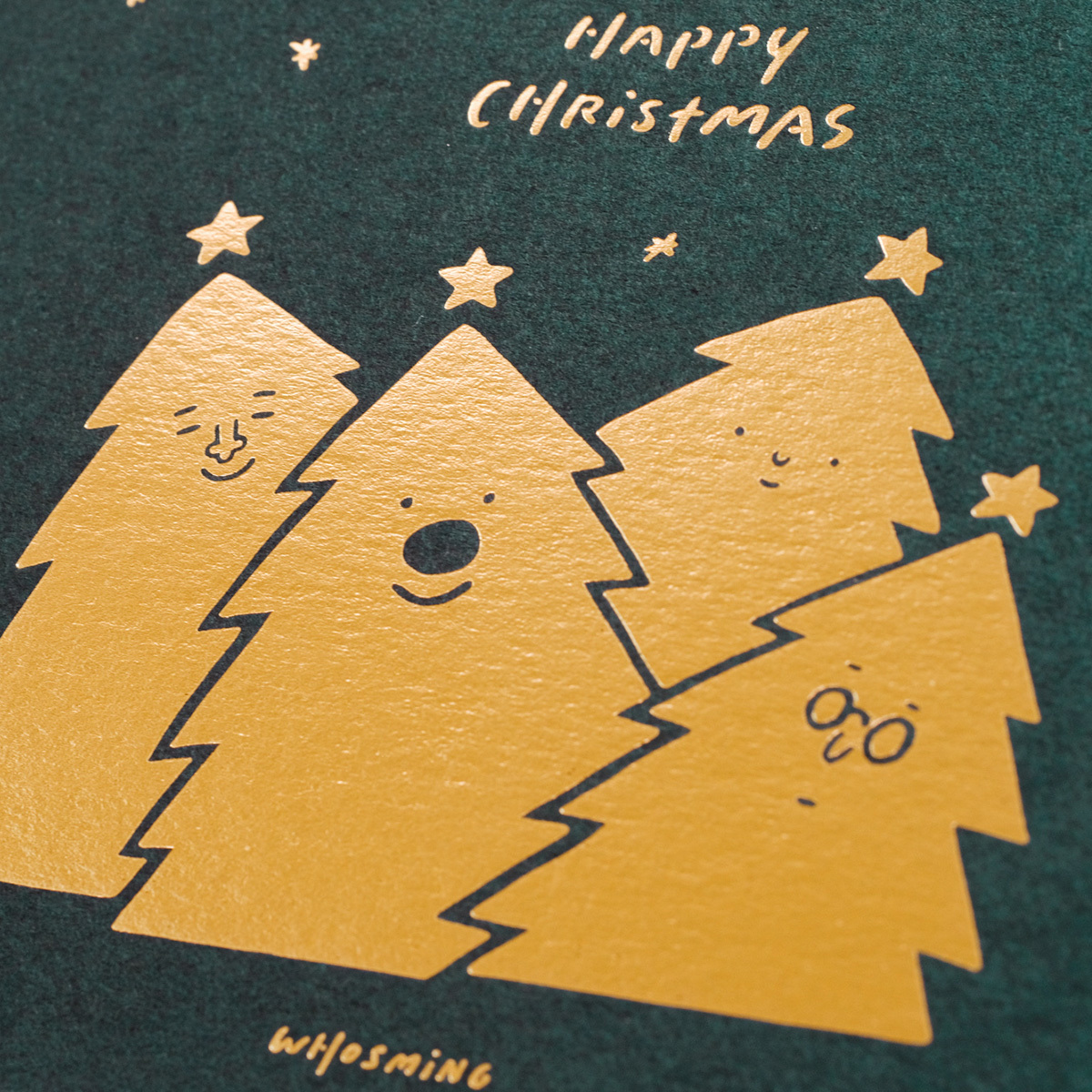 「HAPPY CHRISTMAS」聖誕卡片