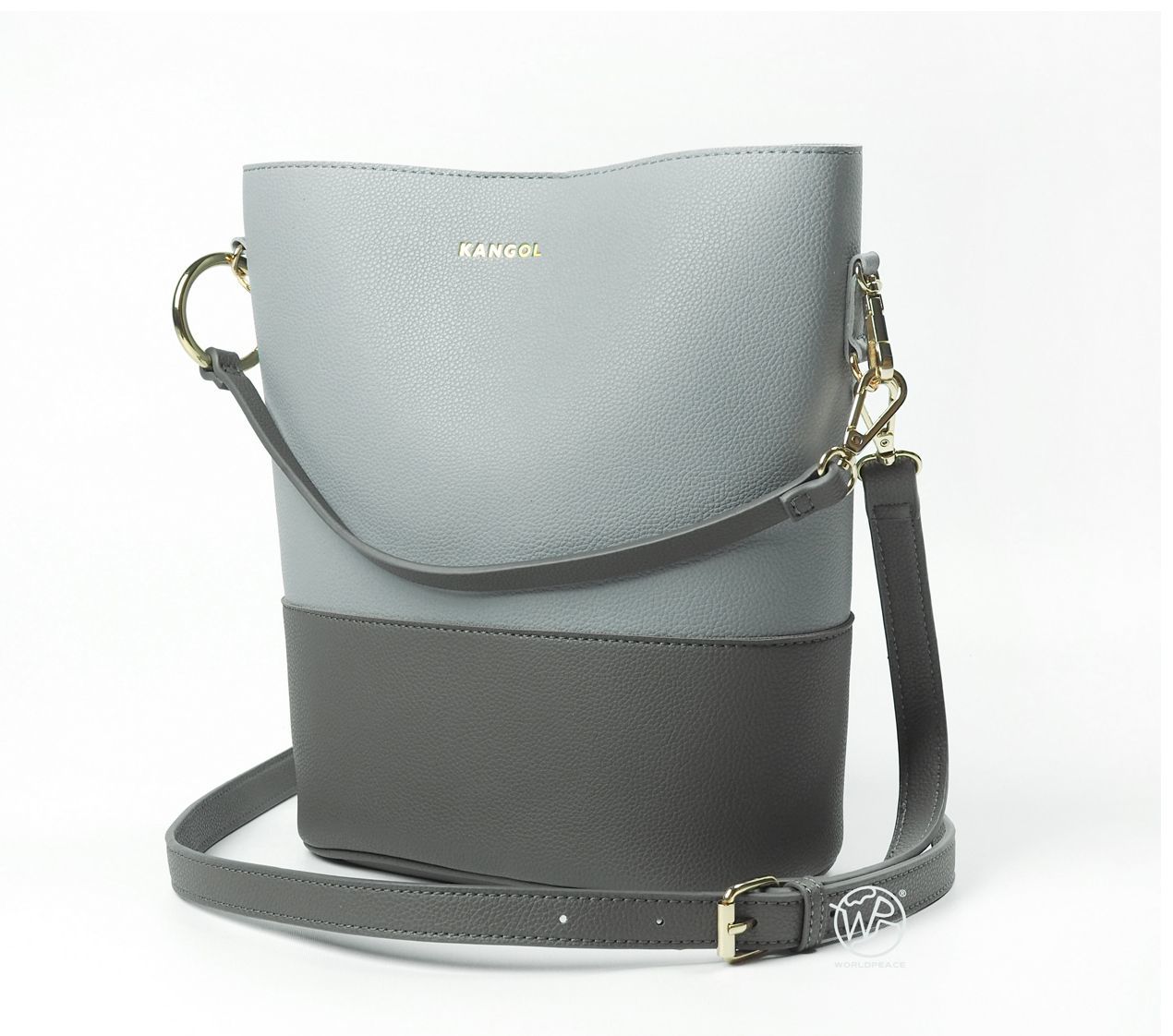 KANGOL 英式典雅 拼色 手提/側背 兩用包 6955300689 [AW]