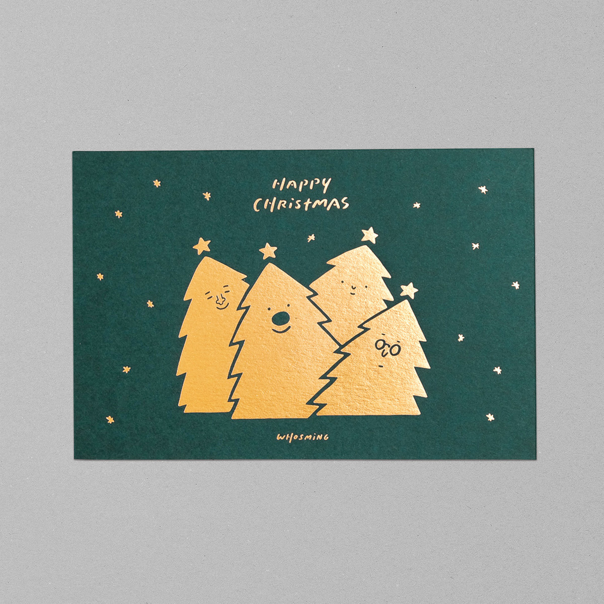 「HAPPY CHRISTMAS」聖誕卡片