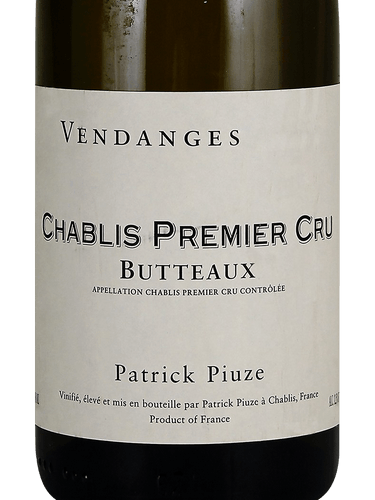 Patrick Piuze Chablis 1er Cru Butteaux 2022 (RP93)