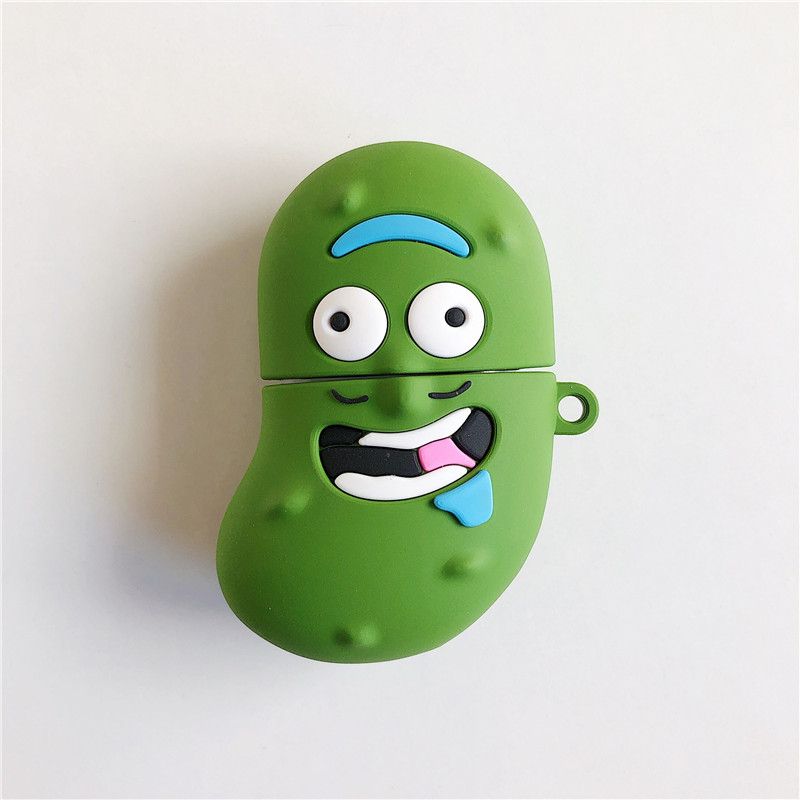 Rick and Morty 瑞克和莫蒂 酸黃瓜瑞克  Airpods耳機保護套 / 鑰匙圈